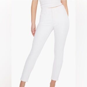 NWT Good American - Good Legs White Skinny Jeans High-Rise Stretch